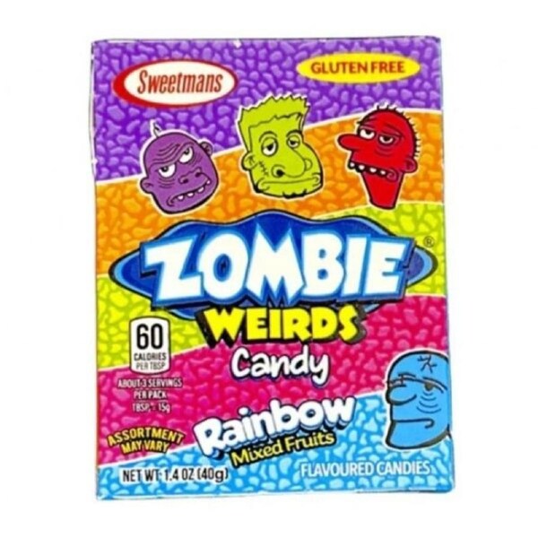 Zombie Weirds Rainbow Candy 40g