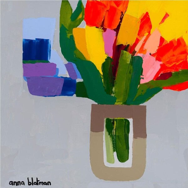 4PK Lilli Rock Anna Blatman Valetta Coaster Set Dolomite/Cork Square 11x11cm