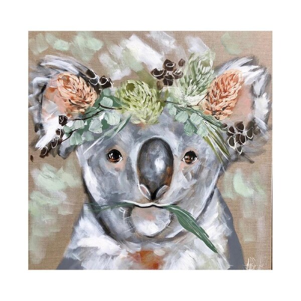 4PK Lilli Rock Forget Me Not Kola Coaster Set Dolomite/Cork Square 11x11cm