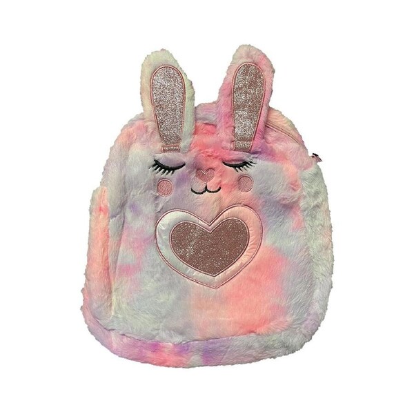Fluffy Backpacks Rainbow Bunny