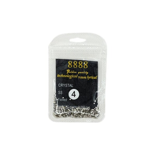 8888 - Nail Art Rhinestone Diamond Crystal AB Gold Non Hotfix SS4 1.6mm 1440pcs