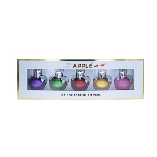 5pc The Big Apple X EDP Eau de Parfum Spray Perfume Mini Set For Women 20ml