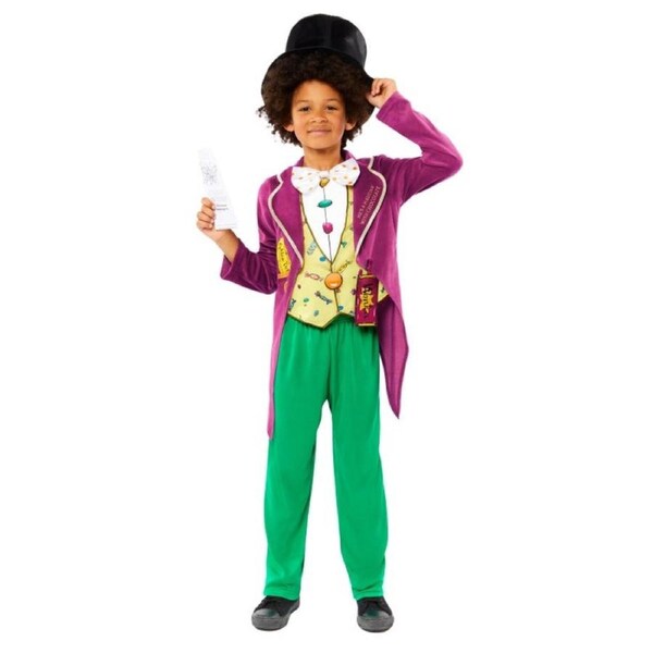 Willy Wonka Classic Child Costume Size Boys 3-4 Years