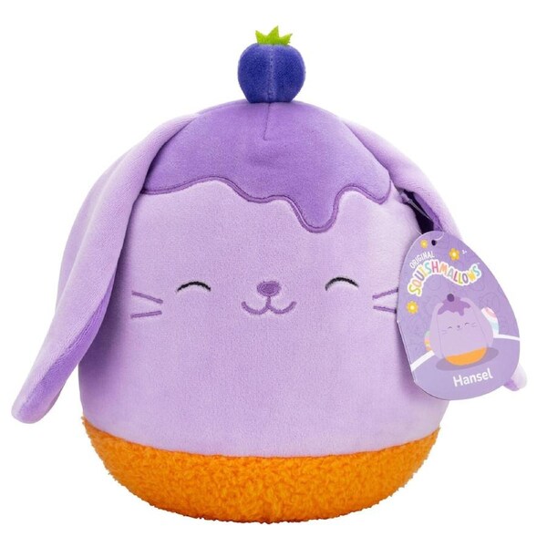 Squishmallows Easter Hansel the Blueberry Cheesecake Bunny 7.5 inch Plush
