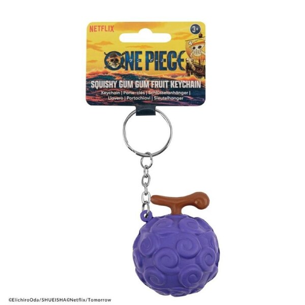 CineReplicas One Piece 2023 Squishy Gum Gum Fruit Keychain