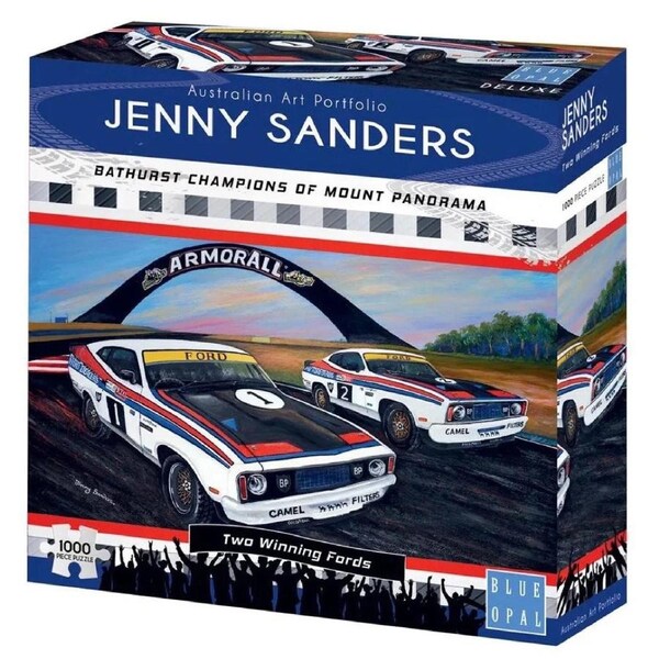 Blue Opal Jenny Sanders Two Winning Fords 1000pc Jigsaw Puzzle