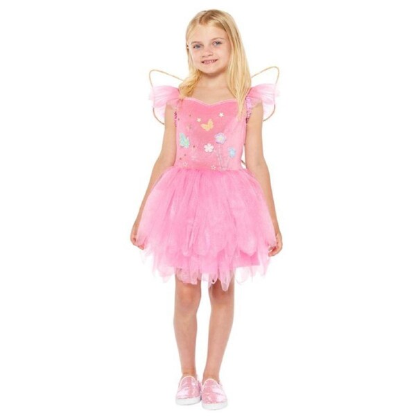 Pink Fairy Kids Costume Size 4-6 Years