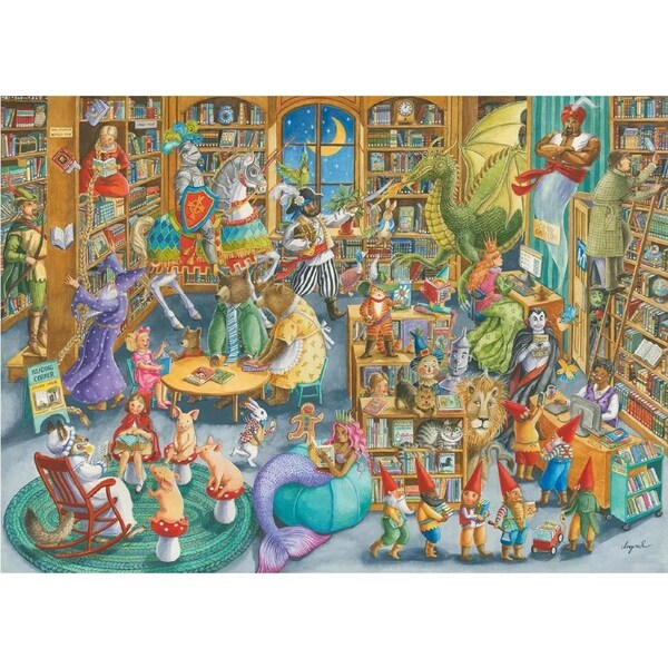 Ravensburger - Midnight at the Library Puzzle 1000pc