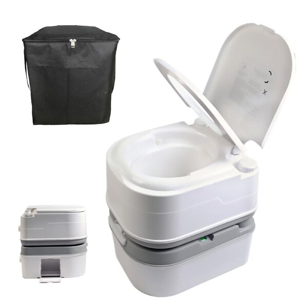 Portable Camping Toilet Outdoor Pop Up Tent Change Privacy Shower Travel Bag Toilet and Bag