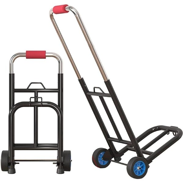 Max.130kg Portable Beach Trolley Folding Collapsible Grocery Utility Cart Camping Shopping