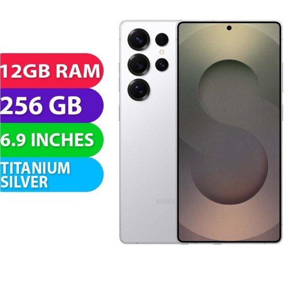 Samsung Galaxy S25 Ultra 5G (12GB RAM, 256GB, Titanium Silver) - BRAND NEW