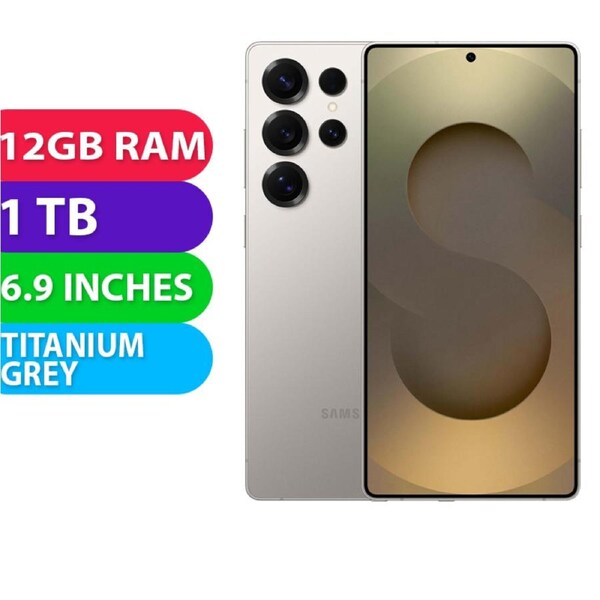Samsung Galaxy S25 Ultra 5G (12GB RAM, 1TB, Titanium Grey) - BRAND NEW