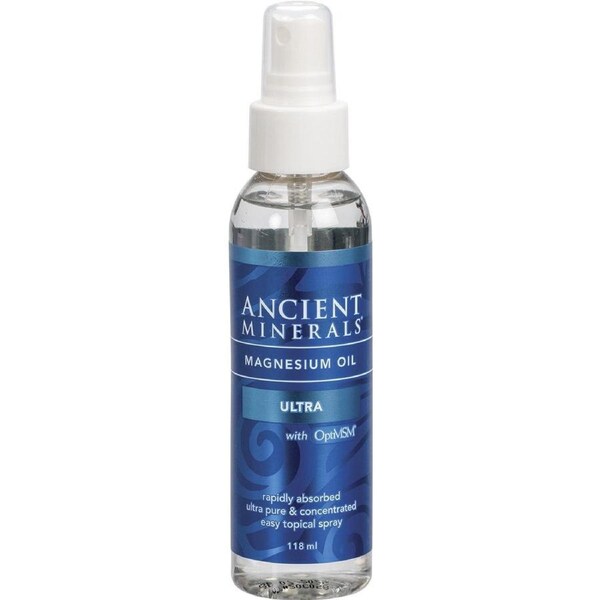 Ancient Minerals Magnesium Oil (50%) & MSM Ultra 118ml