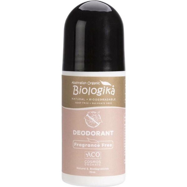 Biologika Roll-On Deodorant Fragrance Free 70ml