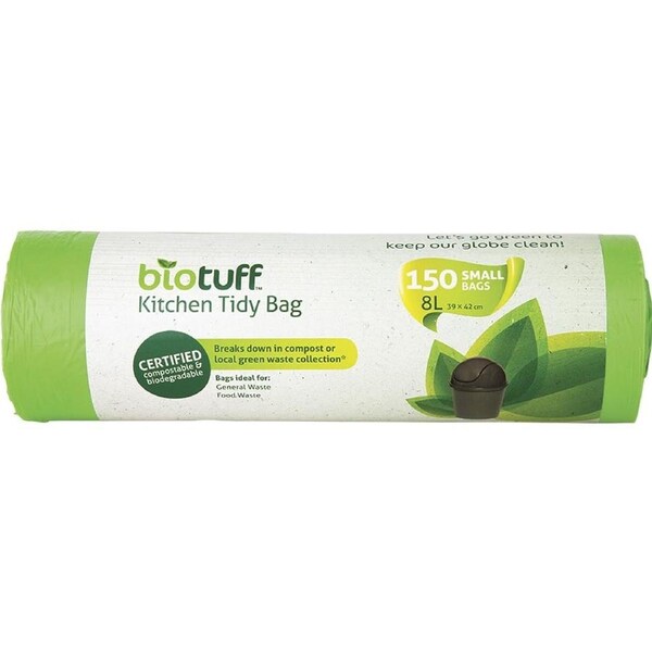 Biotuff Kitchen Tidy Bag Small 8L 150 Pack