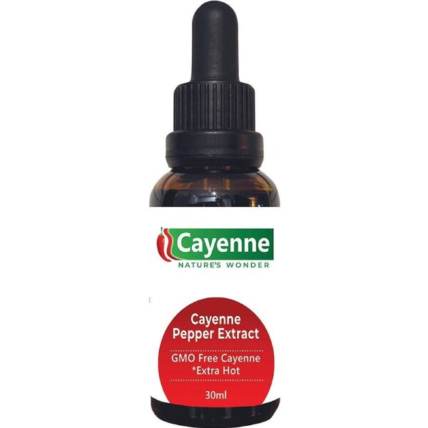 Cayenne Nature's Wonder Cayenne Pepper Extract with dropper 30ml