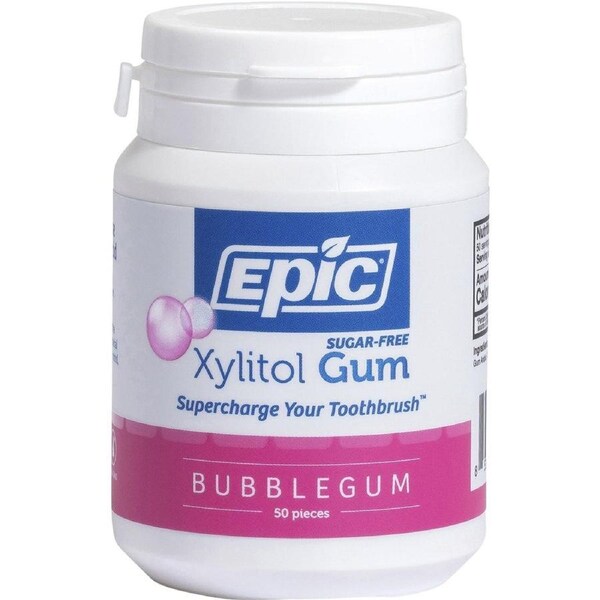 Epic Xylitol Chewing Gum Bubblegum 50pcs