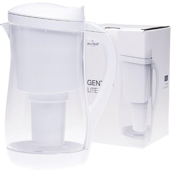 Ecobud Gentoo Plastic Water Filter Jug White 1.5L