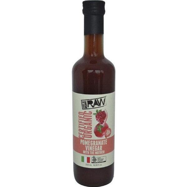 Every Bit Organic Pomegranate Vinegar with The Mother 500ml (Pack of 6)