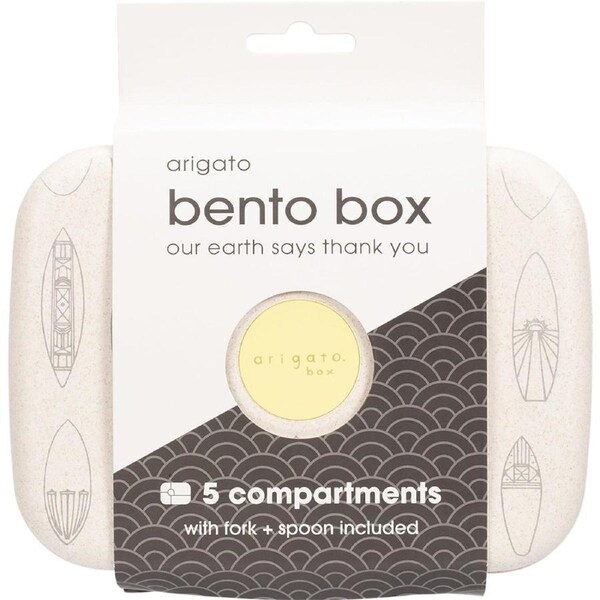 Arigato Bento Box Surfboards(5 Compartments Fork & Spoon included)