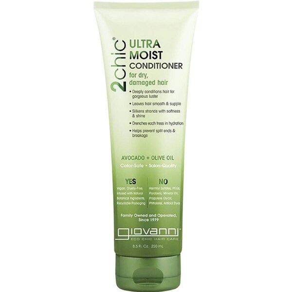 Giovanni Conditioner 2chic Ultra Moist Dry, Damaged Hair(Dry, Damaged Hair Avocado & Olive Oil) 250ml