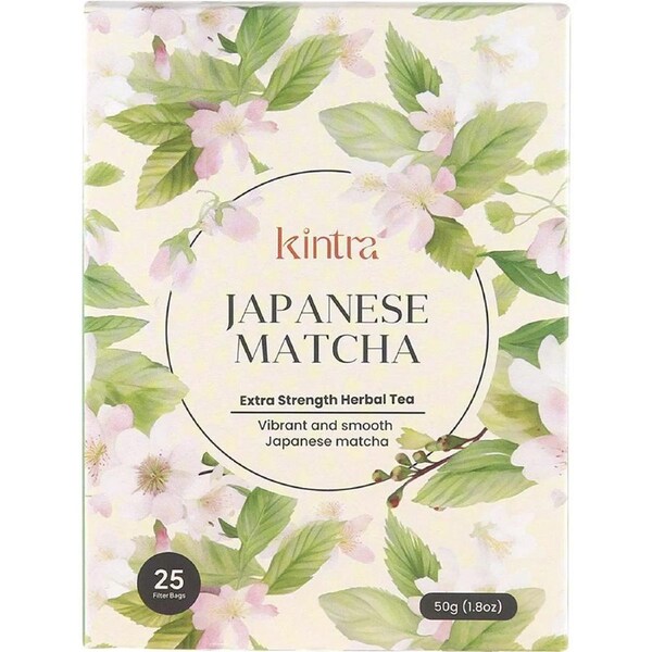Kintra Foods Japanese Matcha Tea Bags 25 Pack