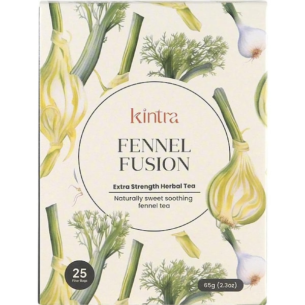 Kintra Foods Herbal Tea Bags Fennel Fusion 25 Pack