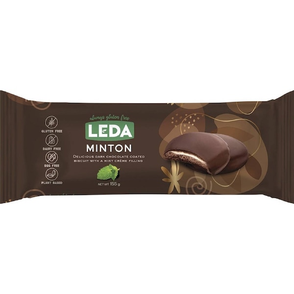 Leda Minton Biscuits 155g (Pack of 8)
