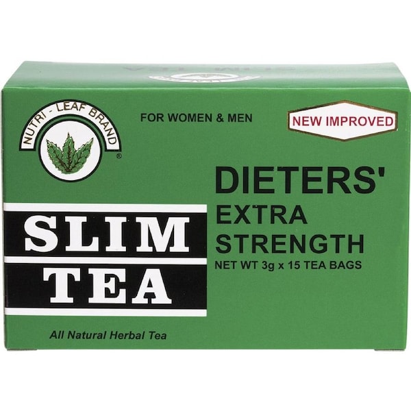 Nutri-Leaf Herbal Tea Bags Slim Tea Extra Strength 15 Pack