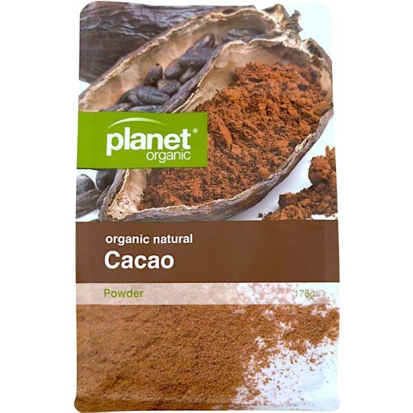 Planet Organic Cacao Powder 175g