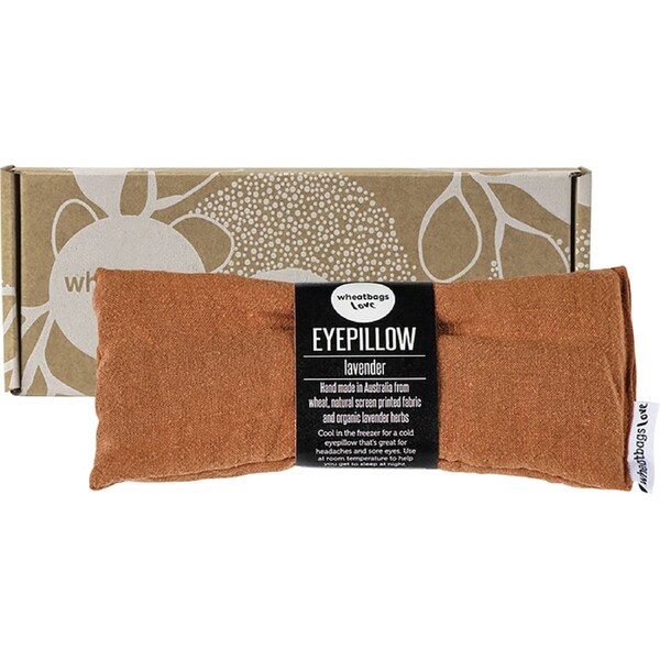 Wheatbags Love Eyepillow Luxe Linen Copper Lavender Scented