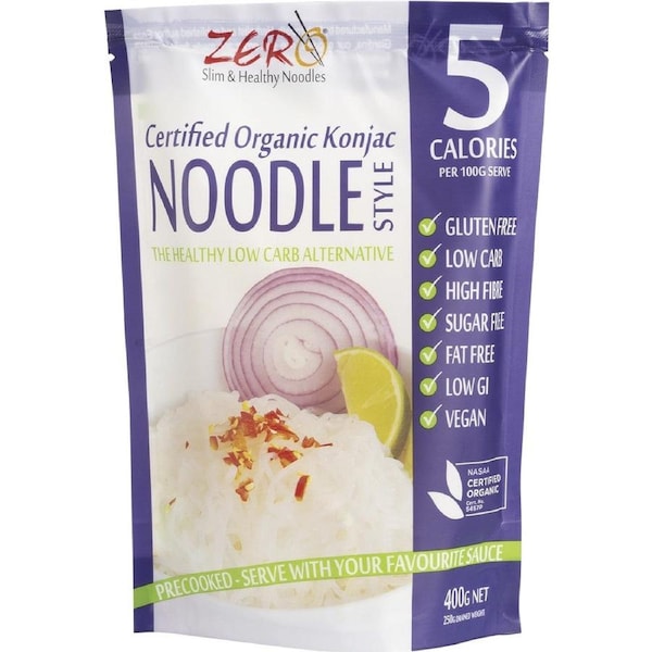 Zero Slim & Healthy Certified Organic Konjac Noodles Style 400g