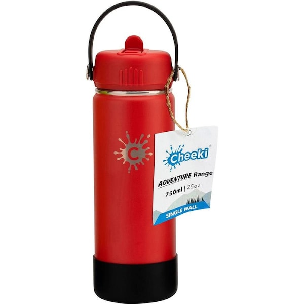 Cheeki Stainless Steel Bottle Adventure Ruby 750ml
