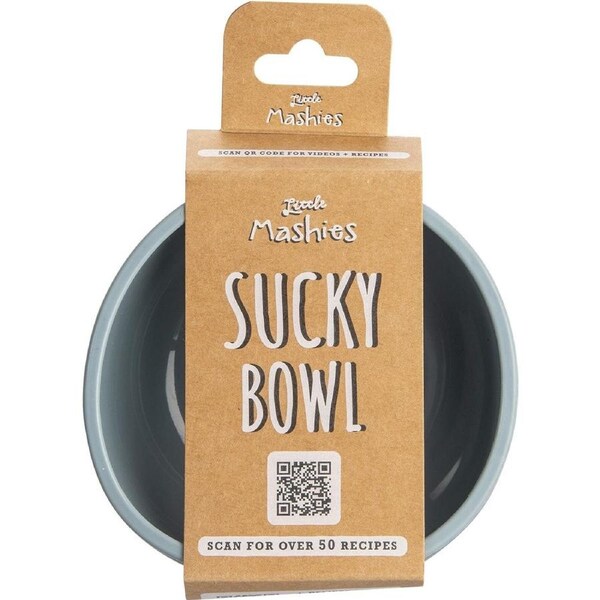 Little Mashies Silicone Sucky Bowl Dusty Blue