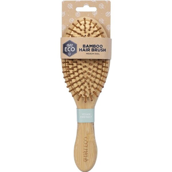 Ever Eco Bamboo Hair Brush Medium Oval