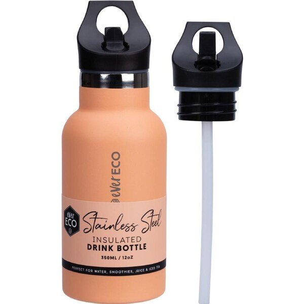 Ever Eco Insulated Stainless Steel Bottle Los Angeles Sip Lid with Straw 350ml