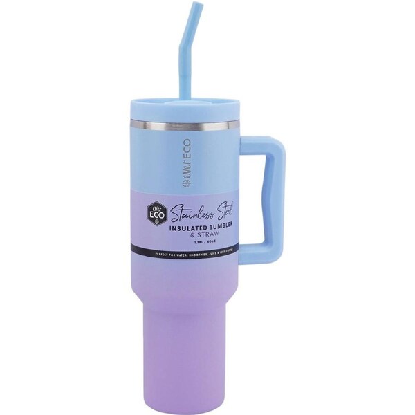 Ever Eco Insulated Tumbler with Handle & Straw Balance 1.18L
