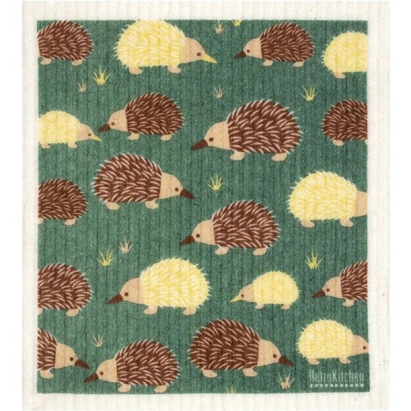 Retrokitchen 100% Compostable Sponge Cloth Echidnas