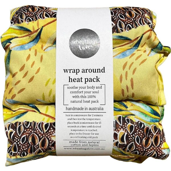 Wheatbags Love Wrap Around Heat/Cold Pack Banksia Pod