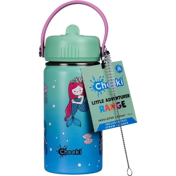 Cheeki Kids Bottle Insulated Mermaid 400ml