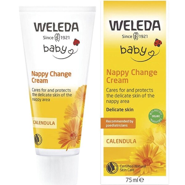 Weleda Baby Nappy Change Cream Calendula 75ml (Pack of 2)