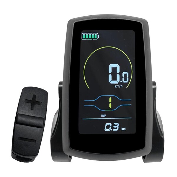 TDR Yolin YL80C LCD Colorful Instrument Display for eBikes EMTB 52V 48V Meter with Battery Indicator and Speed Functions