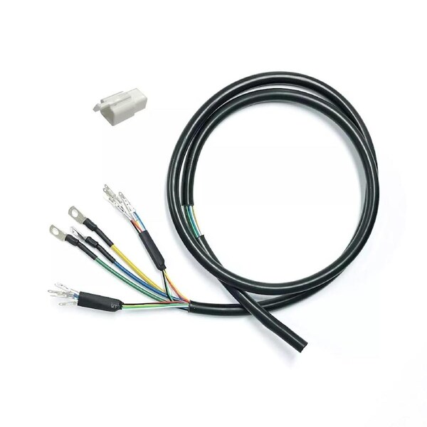 TDR 3000W 3500W Ebike Motor Cable 3 Phase Wires 6 Hall Sensor Wires 120cm Black Durable High-Temperature Flexible Extension Electric Bicycle Accessory