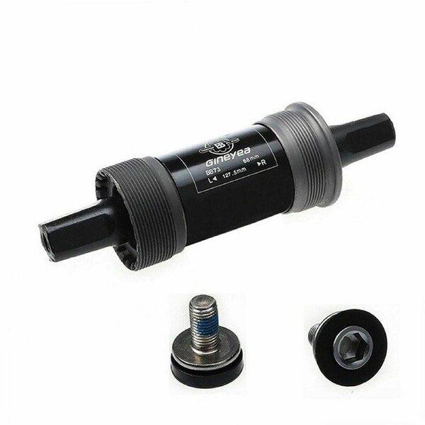 TDR Square Taper Threaded Cartridge Bottom Bracket 68 x 127.5mm for Bicycle Bikes with Sealed Bearings