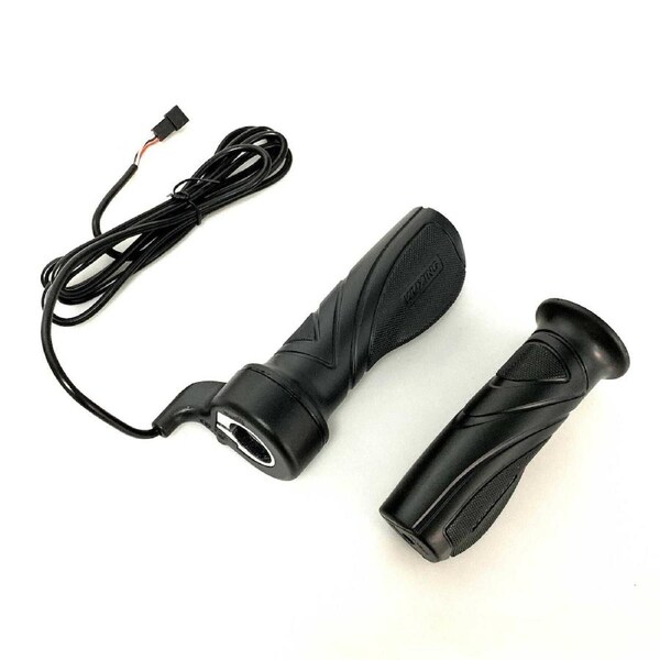 TDR EBike Twist Throttle Grip for Electric Scooter 24V 36V 48V 72V with Wiring Loom Compatible for Bicycle Bike Wuxing