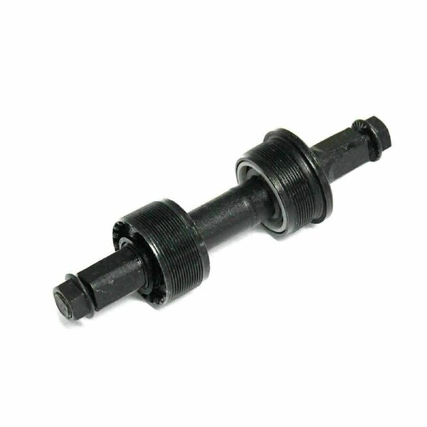 TDR 68mm Bicycle Bottom Bracket Cotterless Shaft Axle Spindle Square Taper with Nuts & Bearings Set
