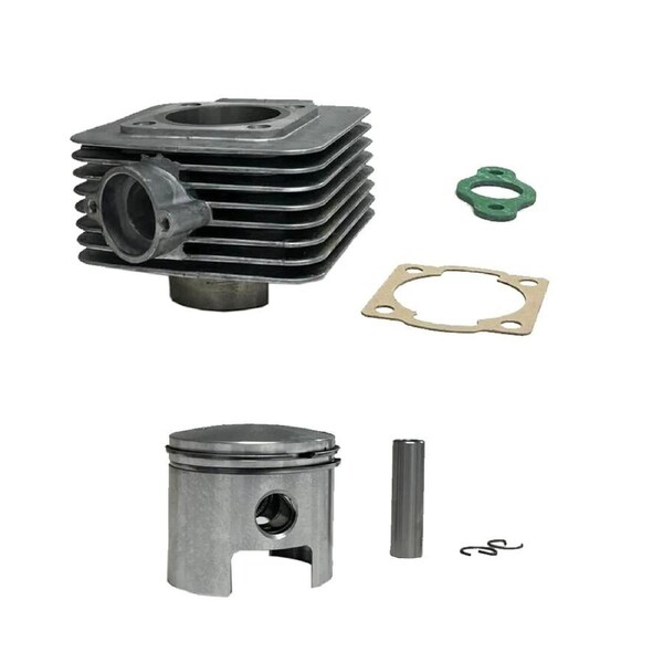 TDR BT110 110CC Engine Rebuild Kit Cylinder Barrel Piston Ring Kit for 2 Stroke Motorized Bike Engine