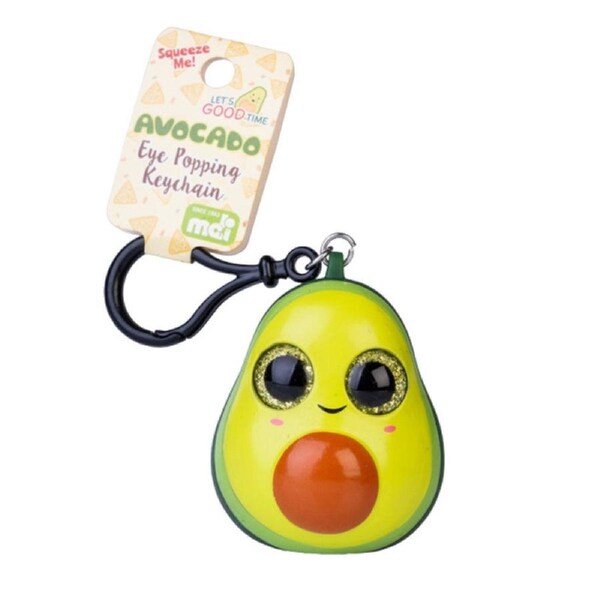 Eye Popping Keychain Avocado