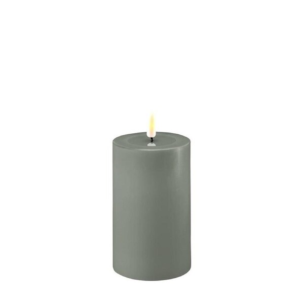 Deluxe Homeart Flameless Candle - Salvie Green 7.5 x 12.5cm