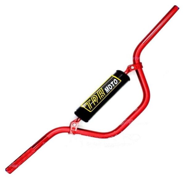 TDR Red 22mm 7/8" High-Quality CNC Aluminium Alloy Motorcycle Handlebars for 70cc 110cc 125cc 150cc Dirt Pit ATV Trail Bike
